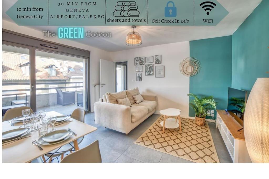 Green Cocon - Gare Annemasse A 3Min-Geneve Acces Direct Exterior foto